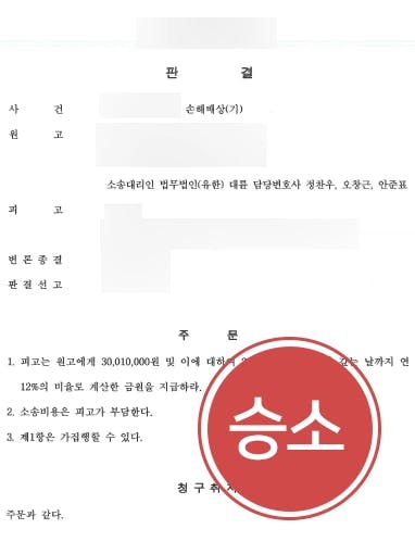 [상간남소송 승소사례] 이혼전문로펌의 조력으로 상간남소송에서 위자료 3천만원 전액 받아냄 