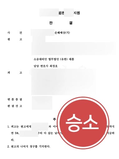 [상간남위자료소송 조력사례] 상간남위자료소송 승소로 위자료 청구에 성공하다 