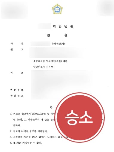 [상간자소송 승소] 배우자와 외도 저지른 상간자에 소송 제기하여 2,500만 원 받아낸 사례